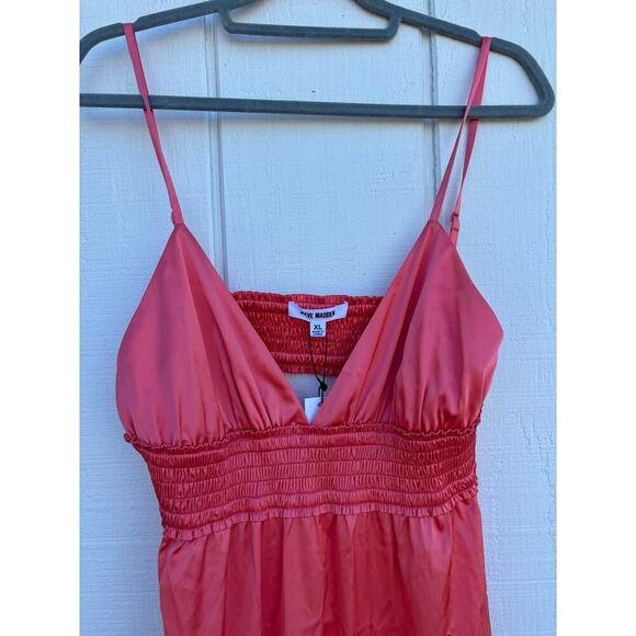 NWT Steve Madden Spring Rose Lisa Maxi Dress, Sz XL - Picture 3 of 8